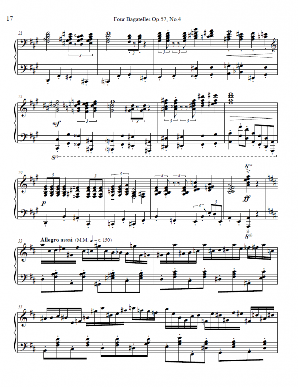 Four Bagatelles op. 57 - Image 2