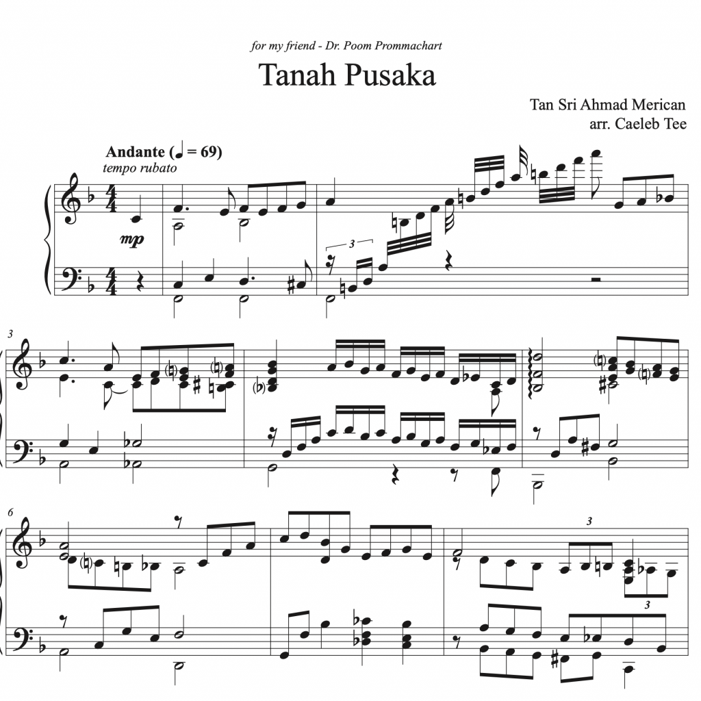 Tanah Pusaka (piano)